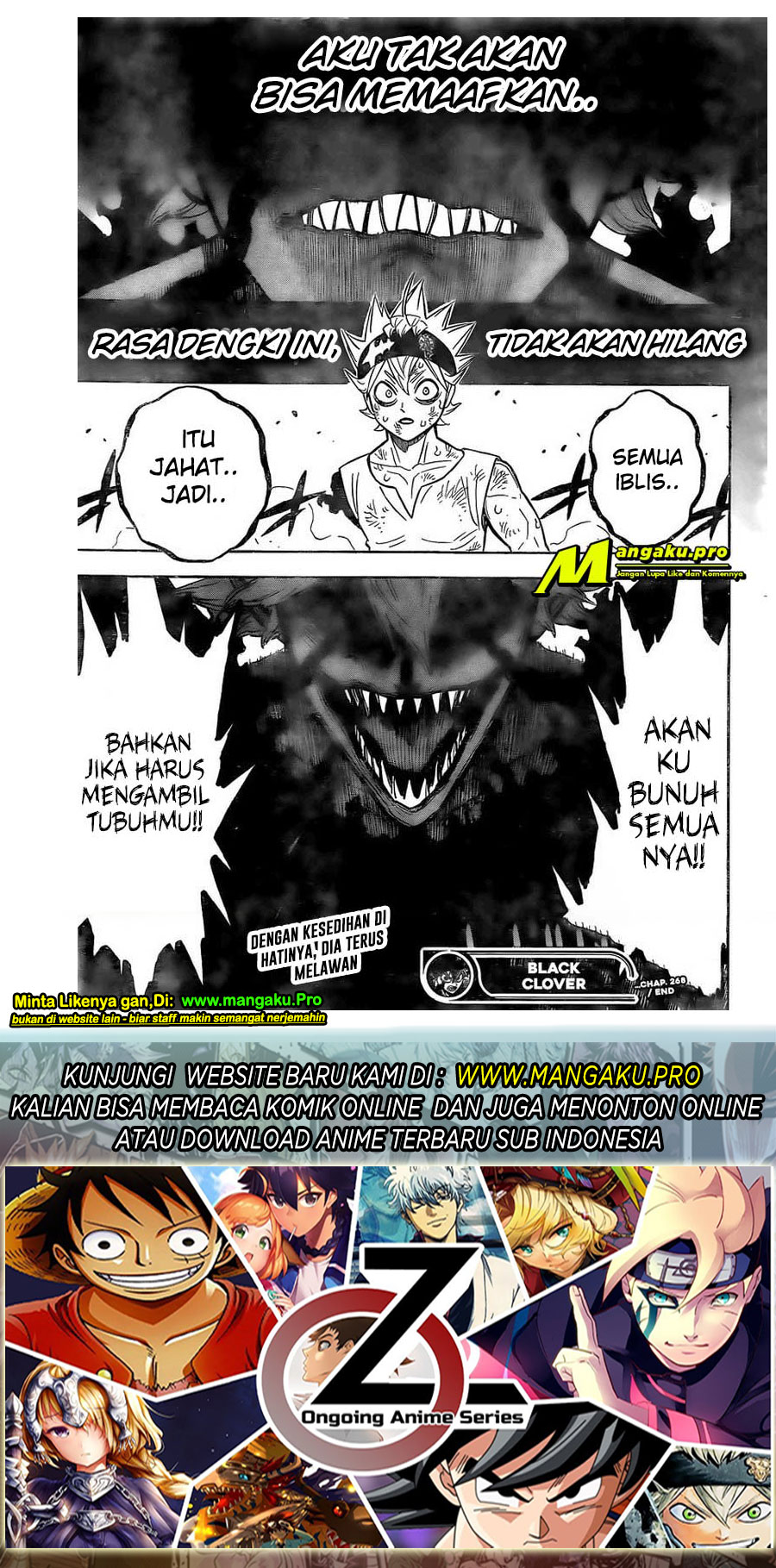 Black Clover Chap 268 - Next Chap 269