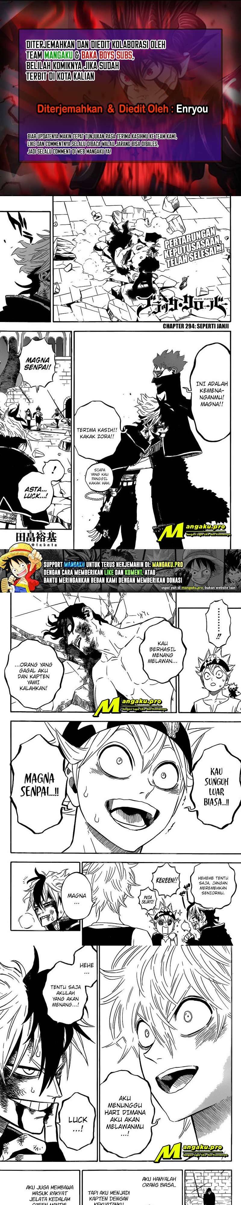 Black Clover Chap 294 - Next Chap 295