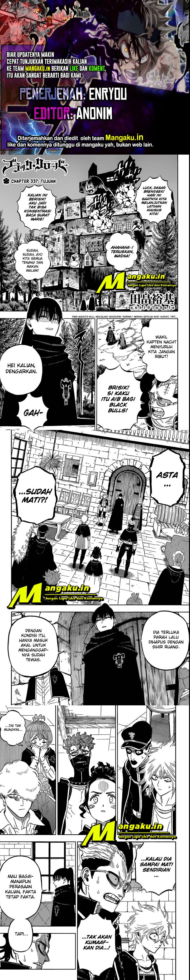 Black Clover Chap 337 - Next Chap 338