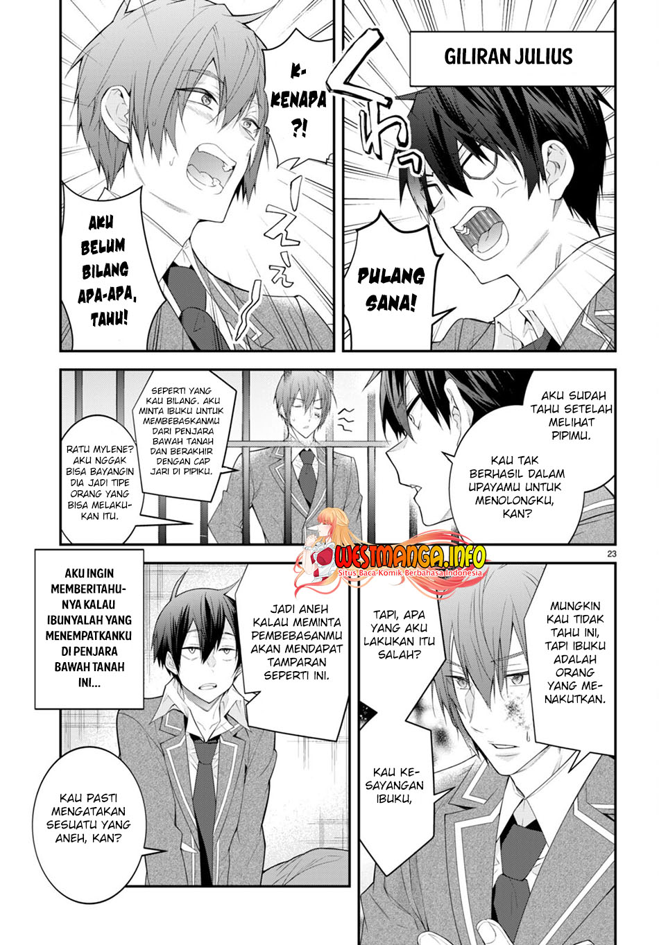Otome Game Sekai wa Mob ni Kibishii Sekai Desu Chap 48 - Next Chap 49