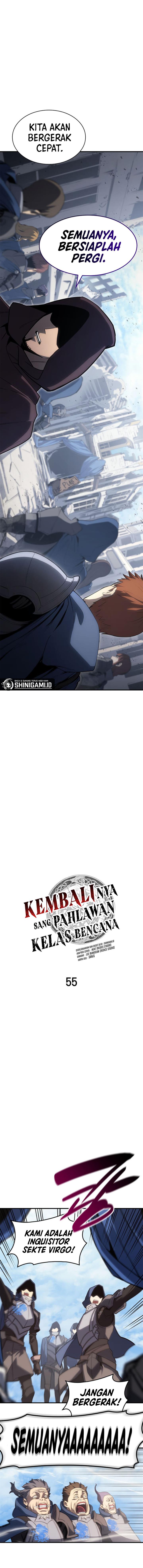 A Disaster-Class Hero Has Returned Chap 55 - Next Chap 56