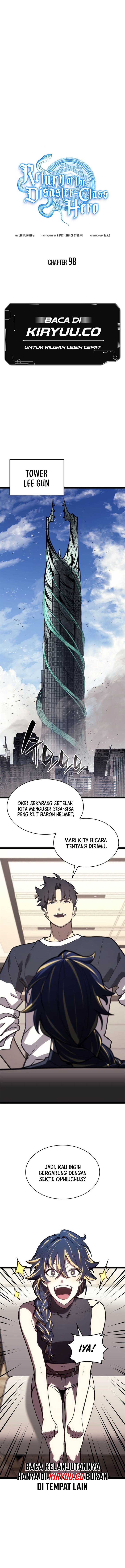 A Disaster-Class Hero Has Returned Chap 98 - Next Chap 99