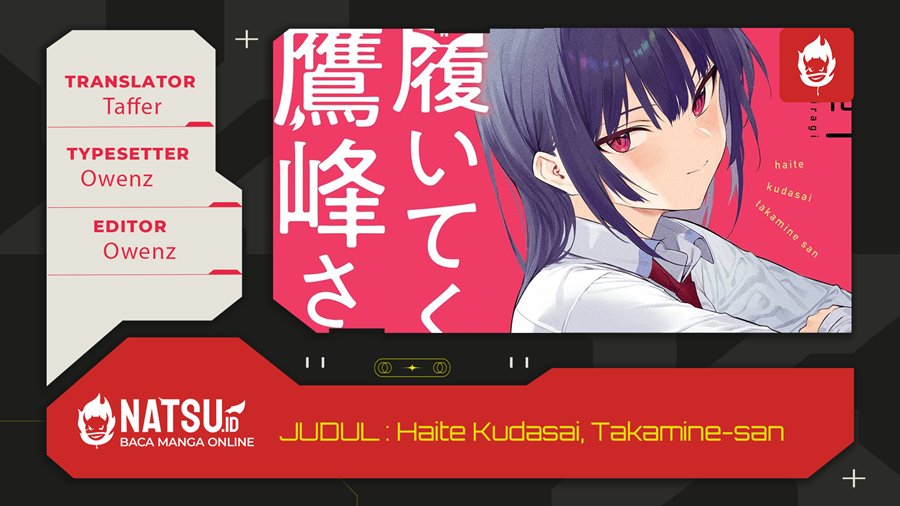 Haite Kudasai, Takamine San  Chap 62 - Next Chap 63