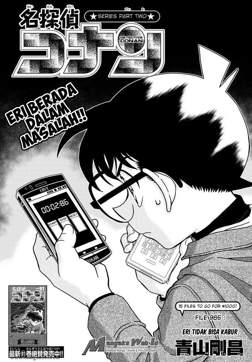 Detective Conan Chap 985 - Next Chap 986