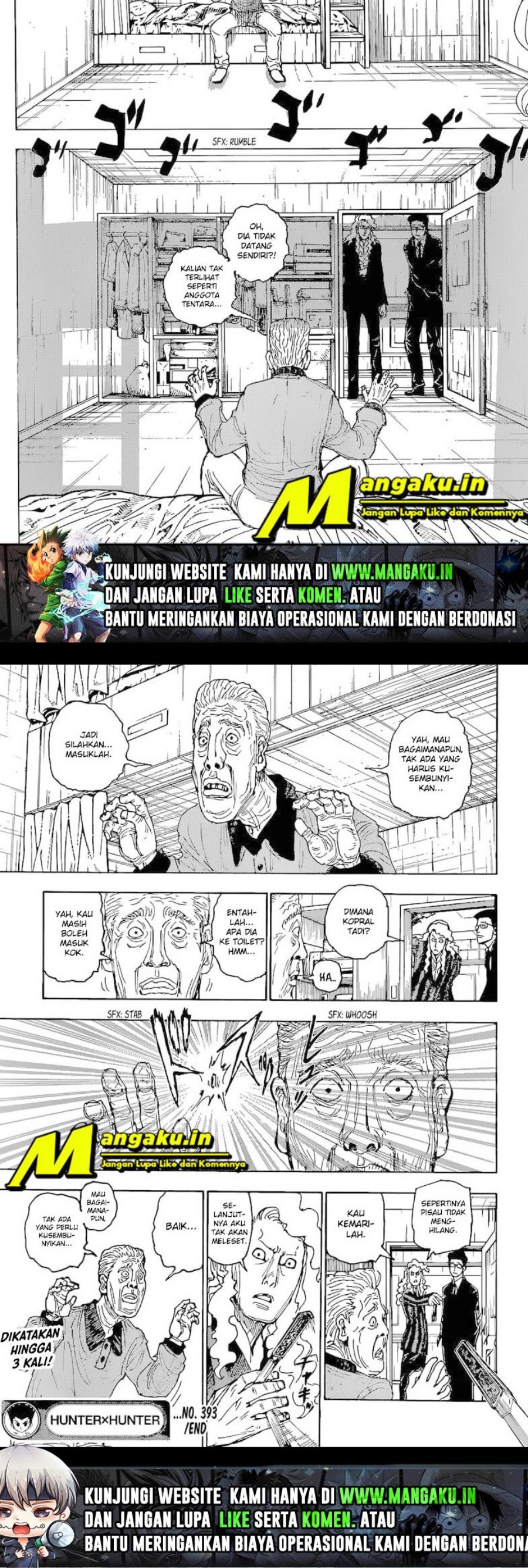Hunter x Hunter Chap 393 - Next Chap 394