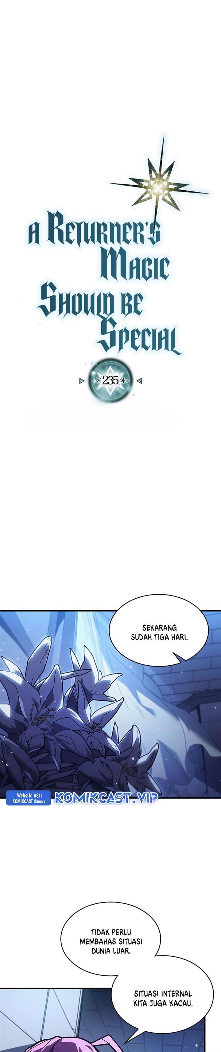 A Returner’s Magic Should Be Special Chap 235 - Next Chap 236