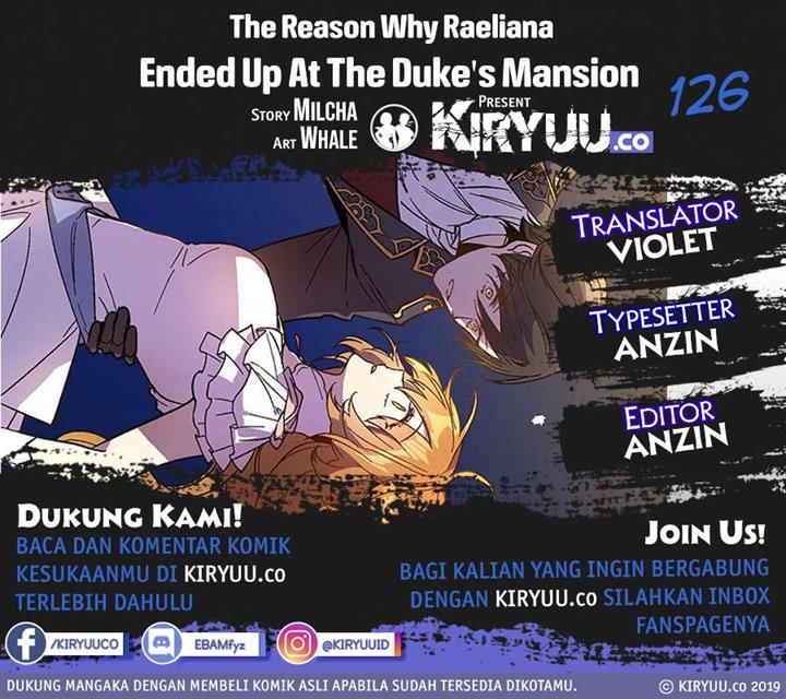 The Reason Why Raeliana Ended up at the Duke’s Mansion  Chap 126 - Next Chap 127