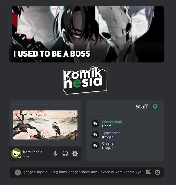 I Used To Be The Boss Chap 86 - Next Chap 87