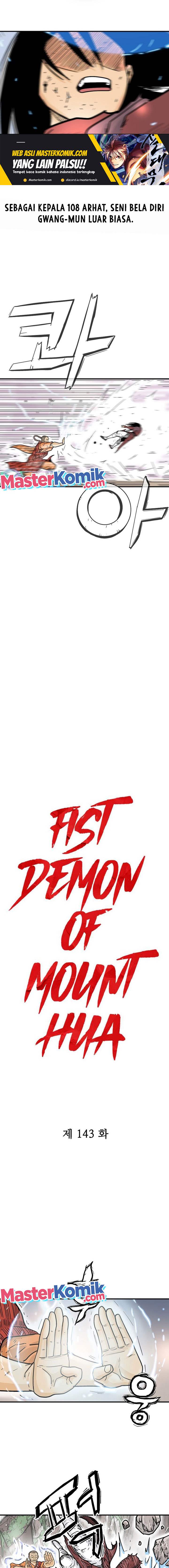 Fist Demon of Mount Hua  Chap 143 - Next Chap 144