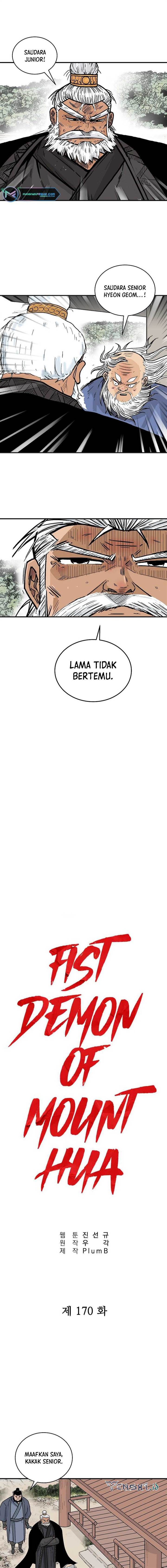 Fist Demon of Mount Hua  Chap 170 - Next Chap 171