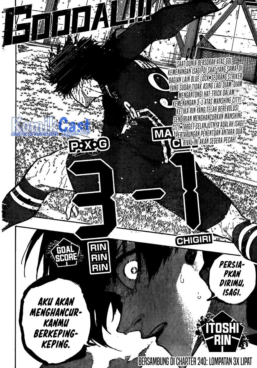 Blue Lock Chap 239 - Next Chap 240