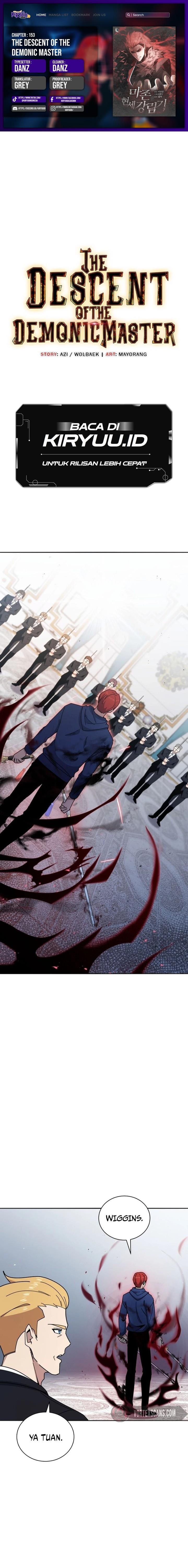 The Descent of the Demonic Master Chap 153 - Next Chap 154