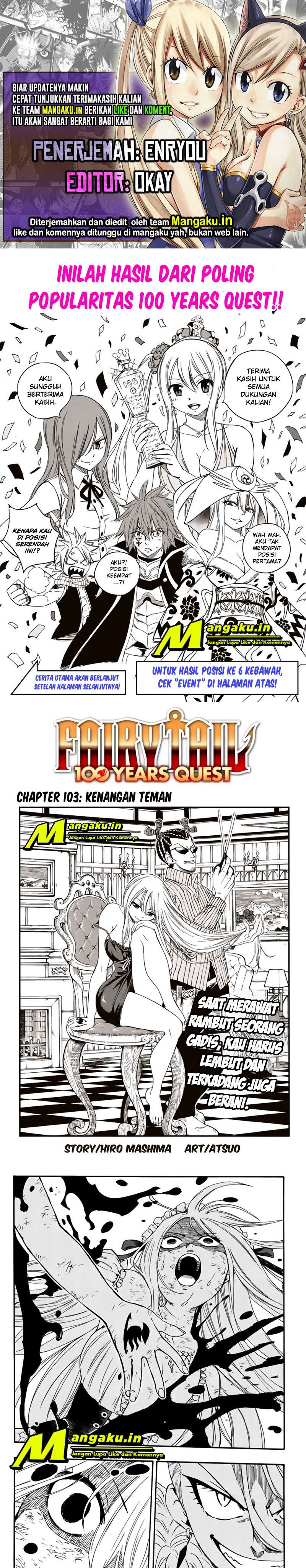 Fairy Tail: 100 Years Ques Chap 103 - Next Chap 104