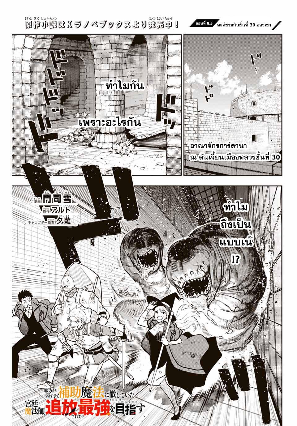 Mikata ga Yowa Sugite Hojo Mahou ni Toushite ita Kyuutei Mahou shi, Tsuihou Sarete Saikyou wo Mezasu Chap 8.5 - Next Chap 9.5