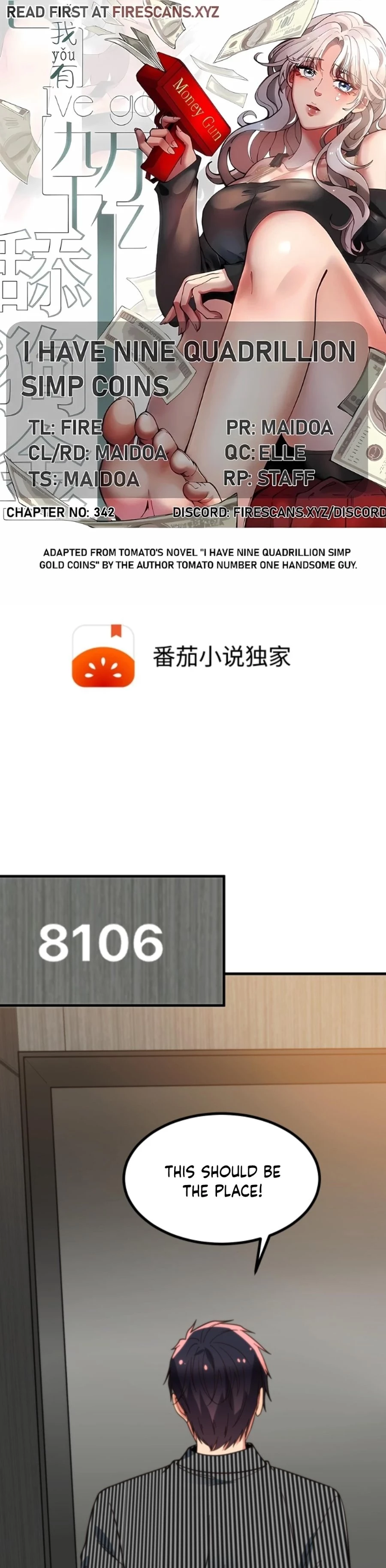 I Have Nine Quadrillion Simp Gold Coins Chap 342 - Next Chap 343