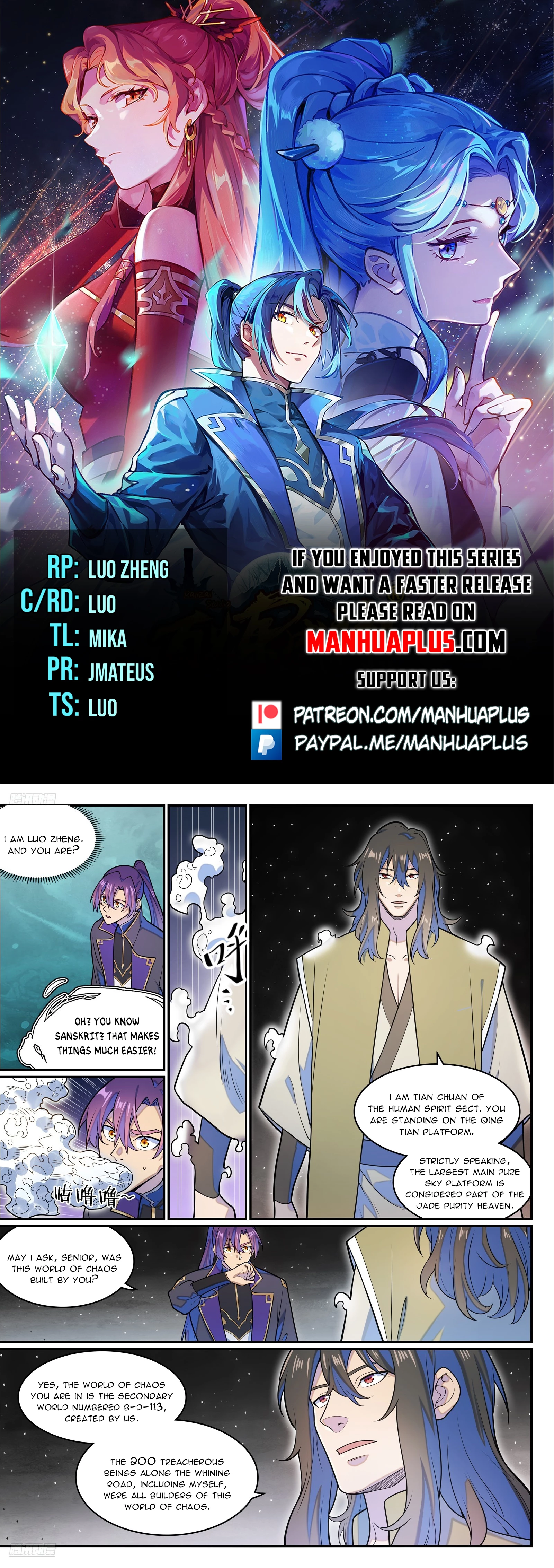 Apotheosis  Chap 1288 - Next Chap 1289