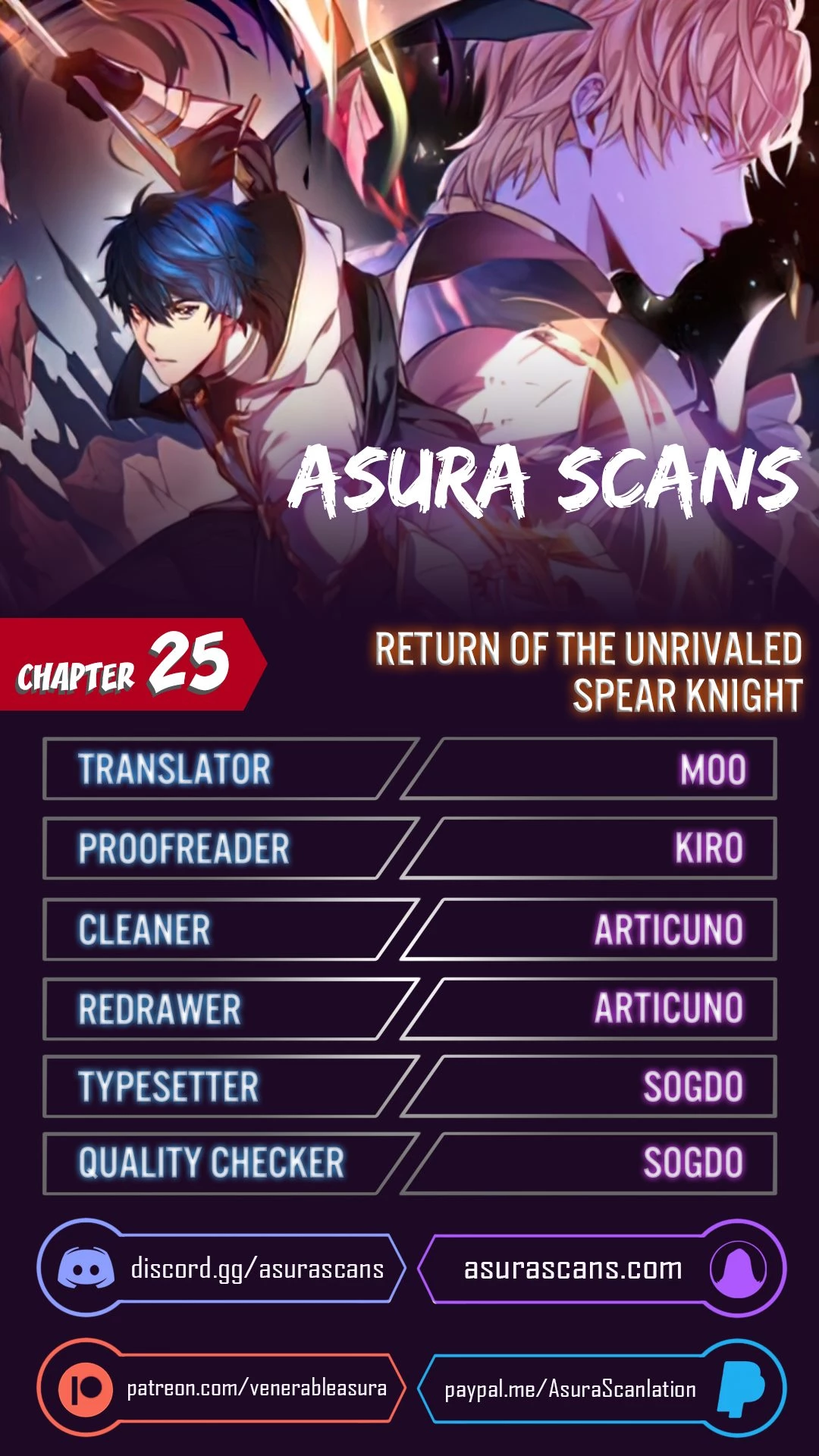 Return of The Greatest Lancer Chap 25 - Next Chap 26