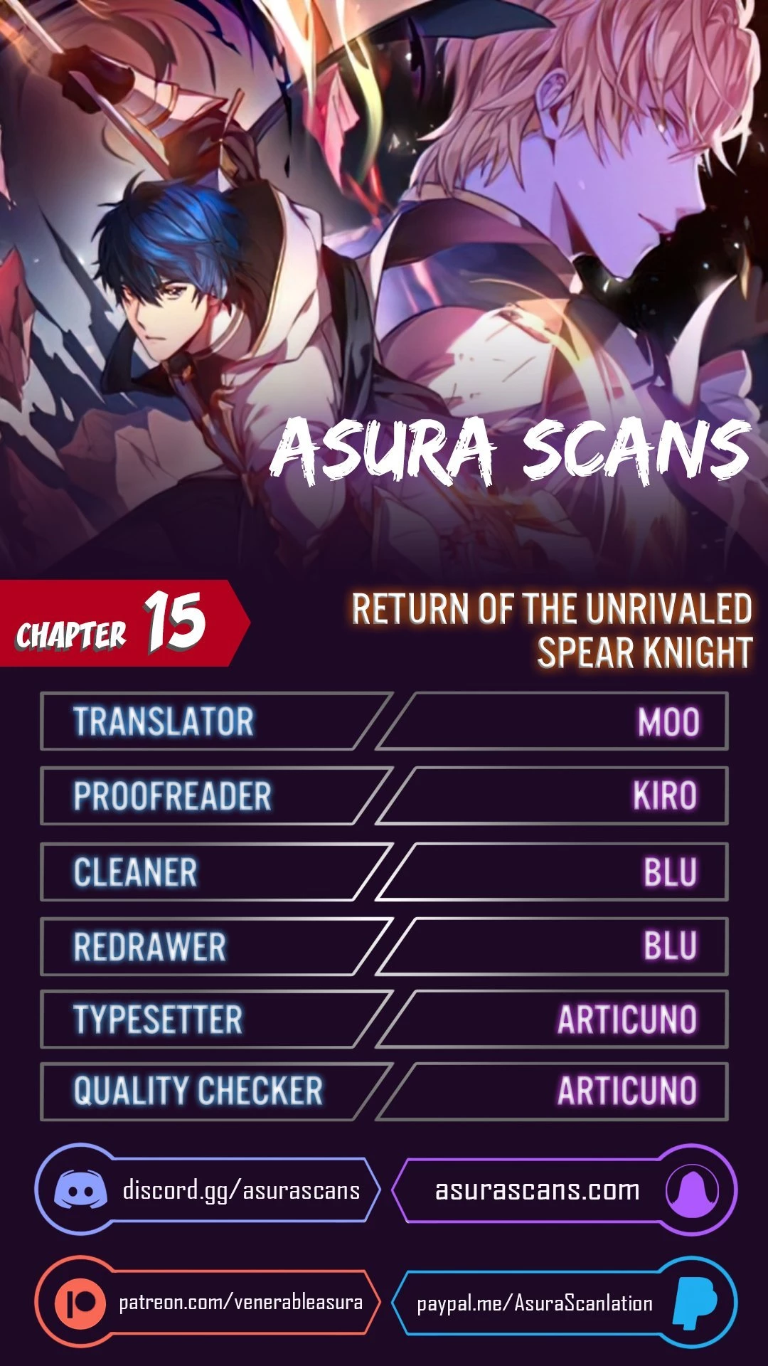 Return of The Greatest Lancer Chap 15 - Next Chap 16