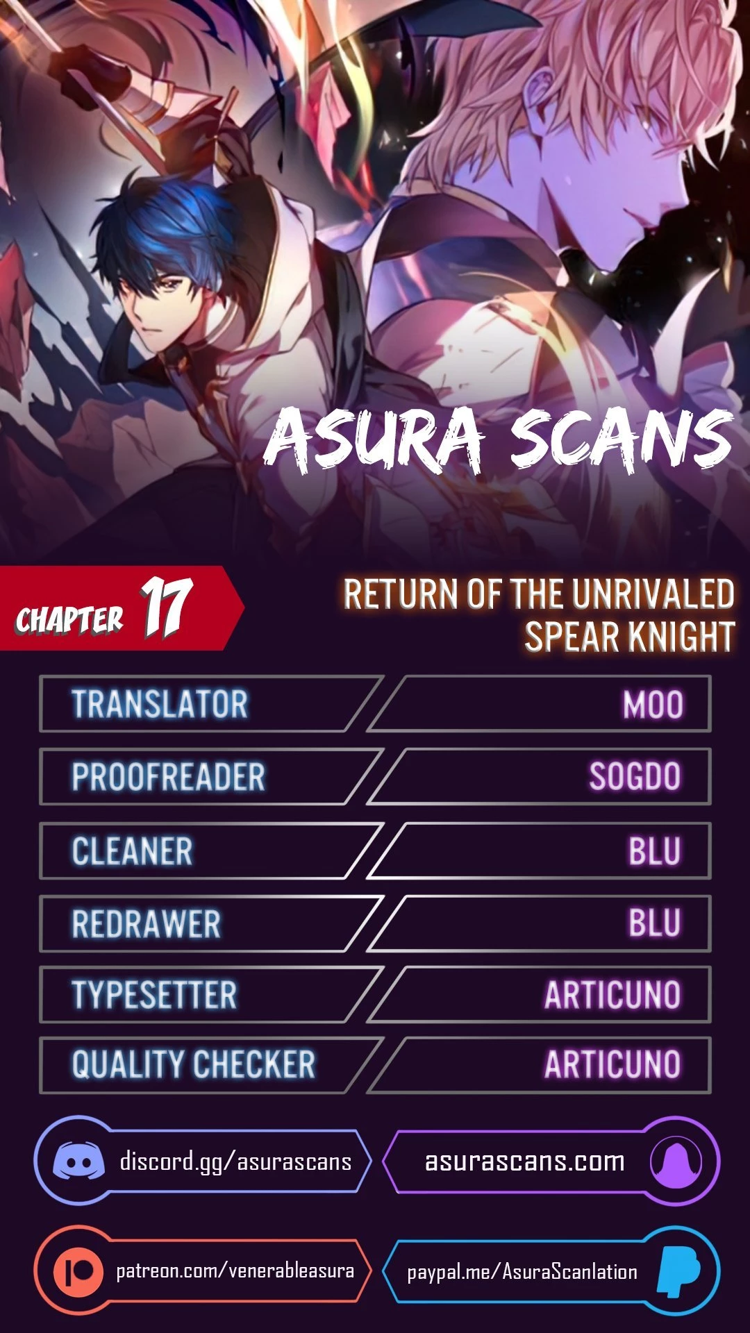 Return of The Greatest Lancer Chap 17 - Next Chap 18
