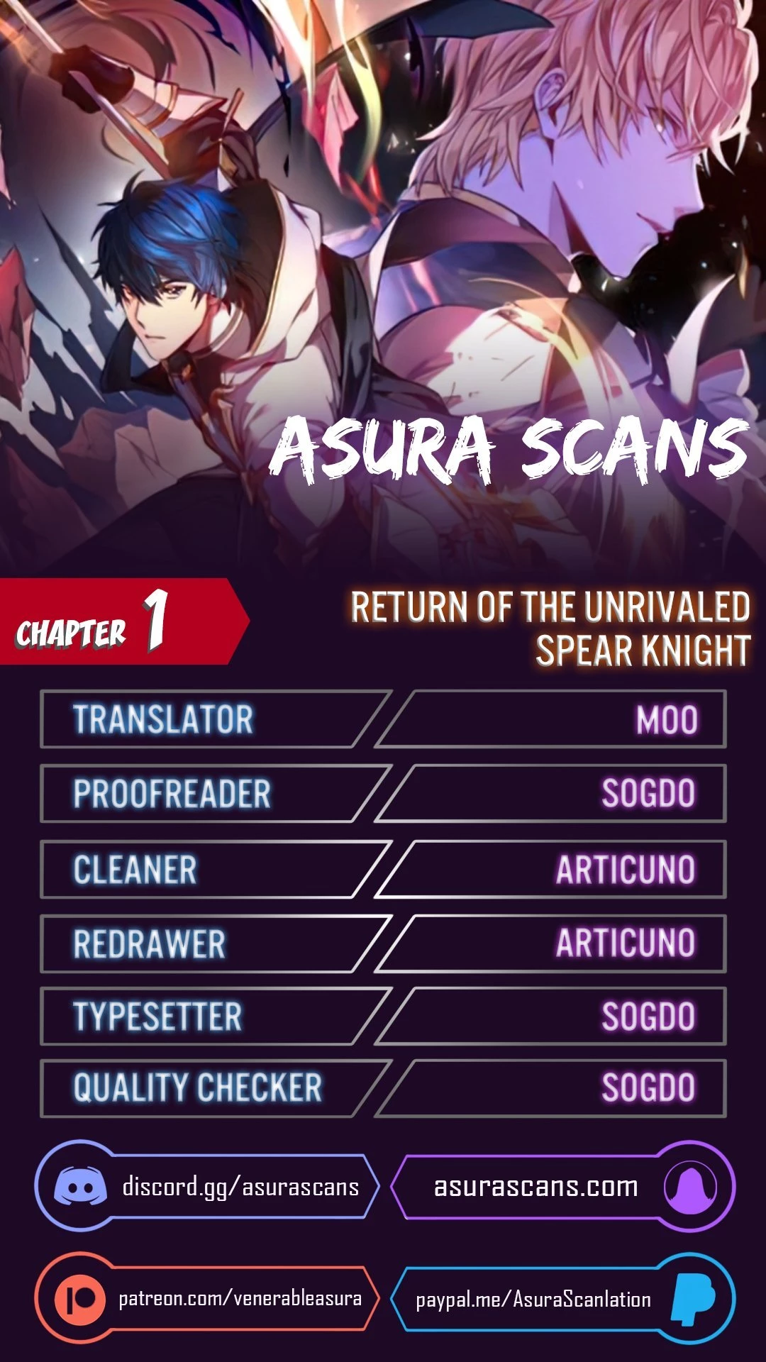 Return of The Greatest Lancer Chap 1 - Next Chap 2