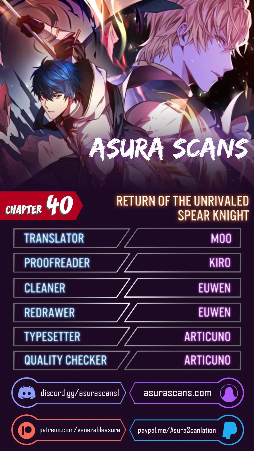 Return of The Greatest Lancer Chap 40 - Next Chap 41