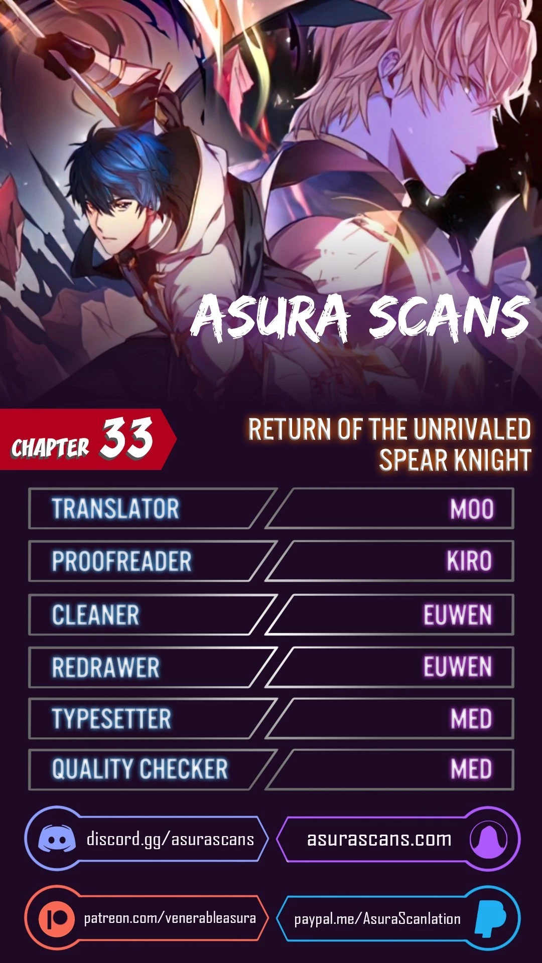 Return of The Greatest Lancer Chap 33 - Next Chap 34