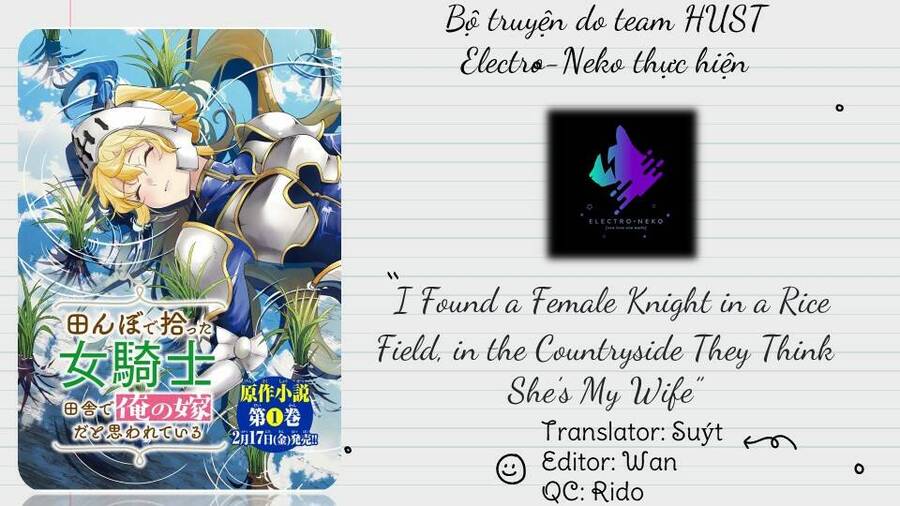 I Found A Female Knight In A Rice Field, In The Countryside They Think She’s My Wife Chap 3 - Next Chap 4