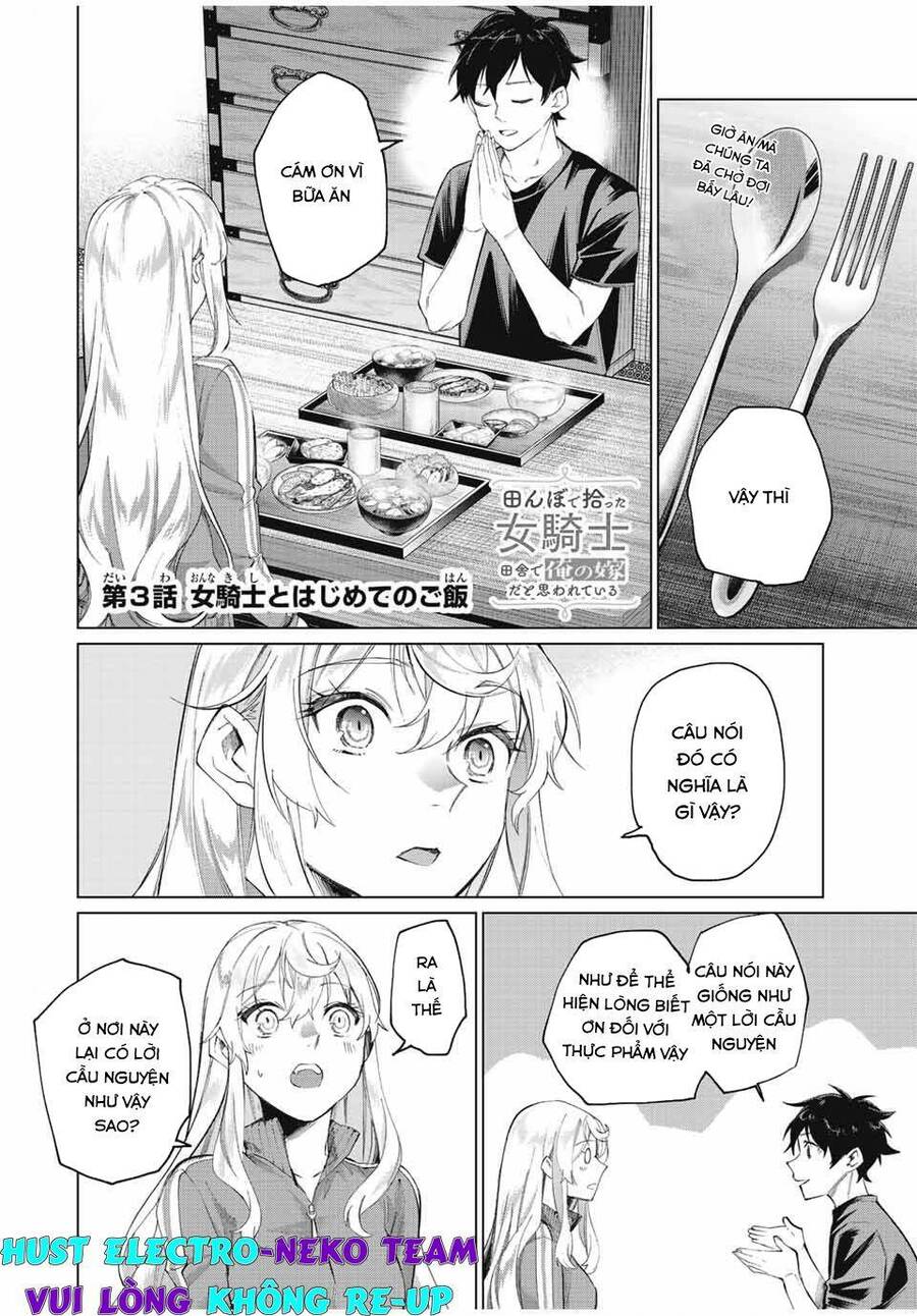 I Found A Female Knight In A Rice Field, In The Countryside They Think She’s My Wife Chap 3 - Next Chap 4