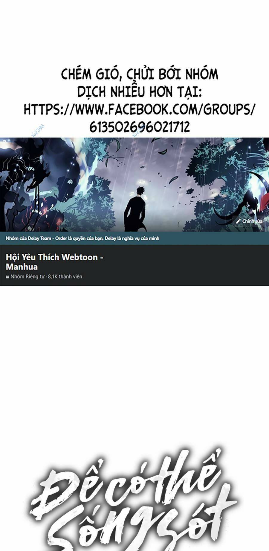 Để Có Thể Sống Sót Chap 98 - Next Chap 99