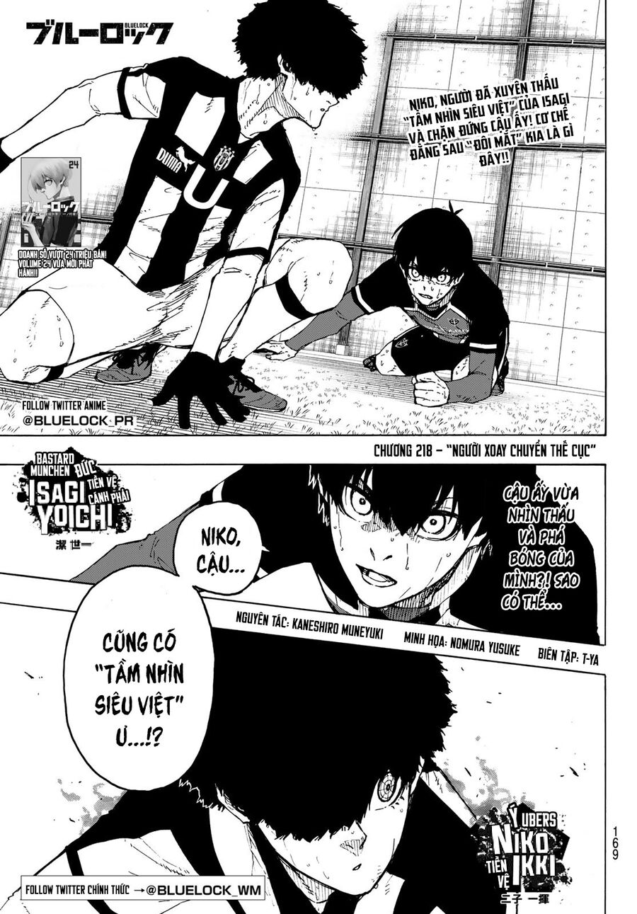 Thiên Tài Bóng Đá, Tiền Đạo Số 1 Chap 218 - Next Chap 219