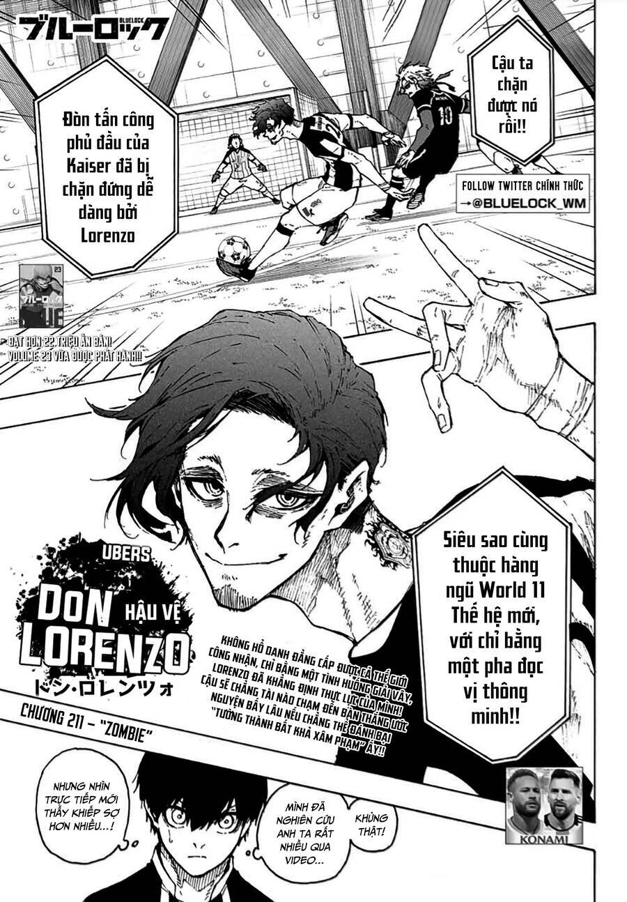 Thiên Tài Bóng Đá, Tiền Đạo Số 1 Chap 211 - Next Chap 212