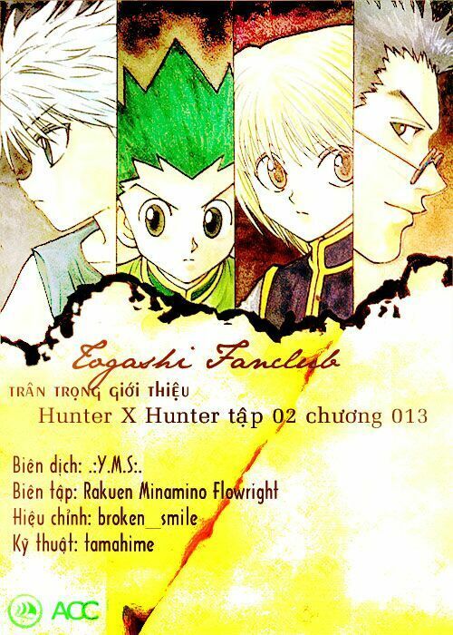 Hunter x Hunter  Chap 13 - Next Chap 14