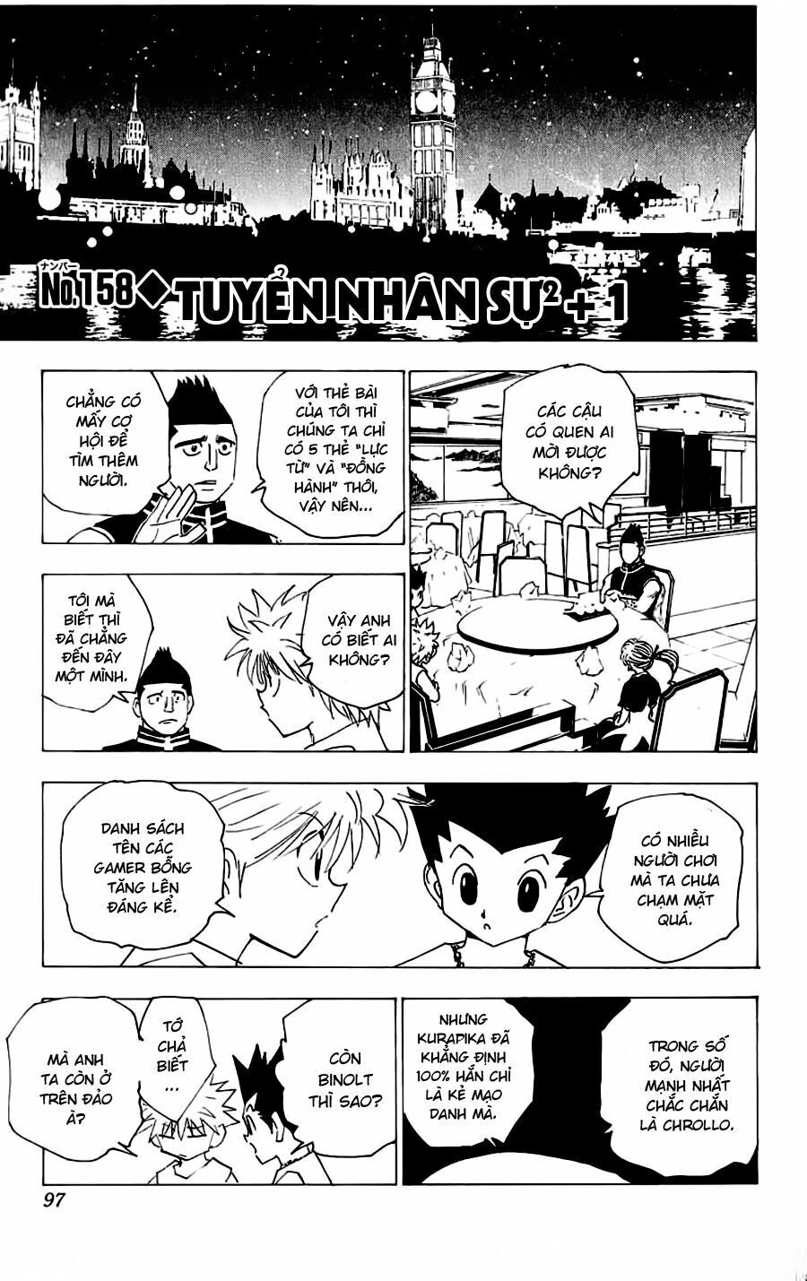 Hunter x Hunter  Chap 158 - Next Chap 159