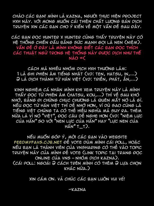 Hunter x Hunter  Chap 61 - Next Chap 62