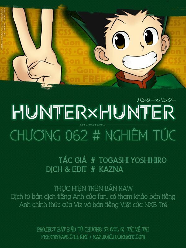 Hunter x Hunter  Chap 62 - Next Chap 63