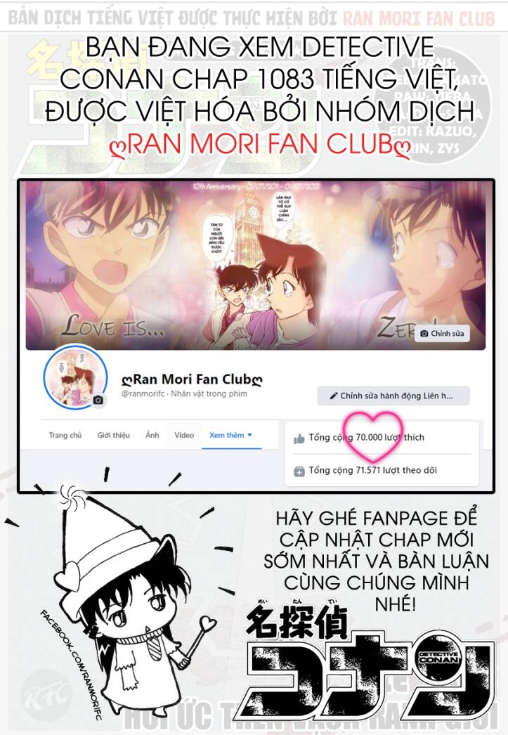 Thám Tử Conan Chap 1083 - Next Chap 1084