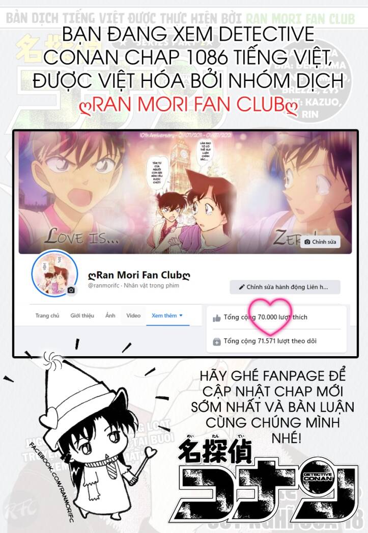 Thám Tử Conan Chap 1086 - Next Chap 1087