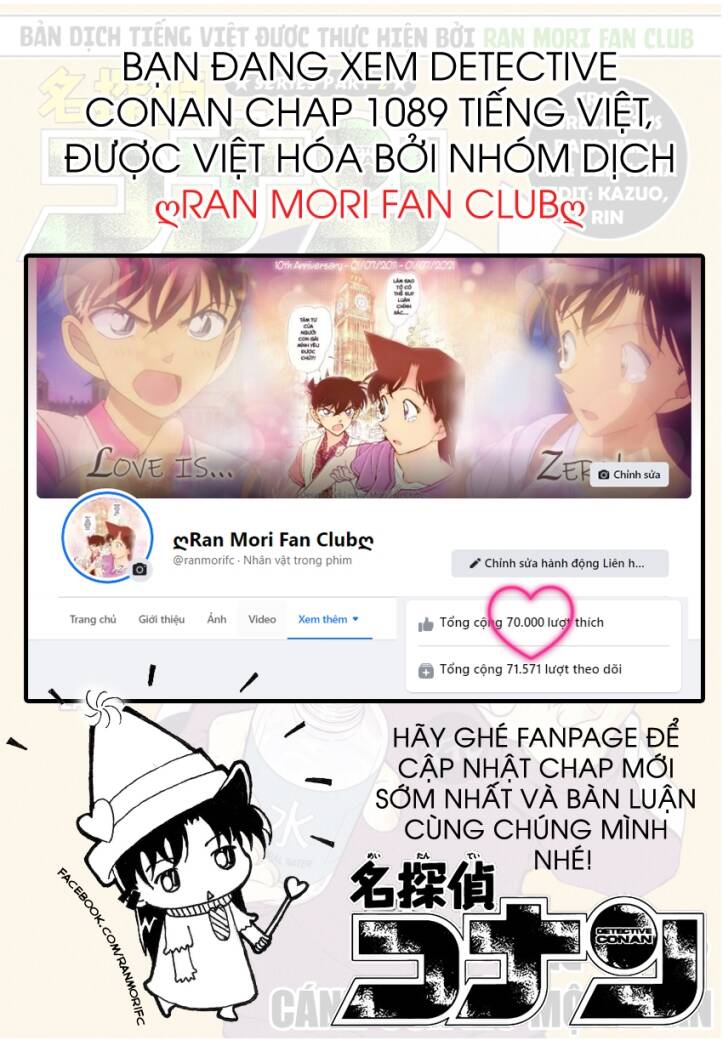 Thám Tử Conan Chap 1089 - Next Chap 1090