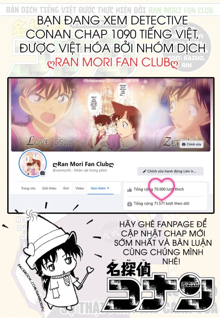Thám Tử Conan Chap 1090 - Next Chap 1091