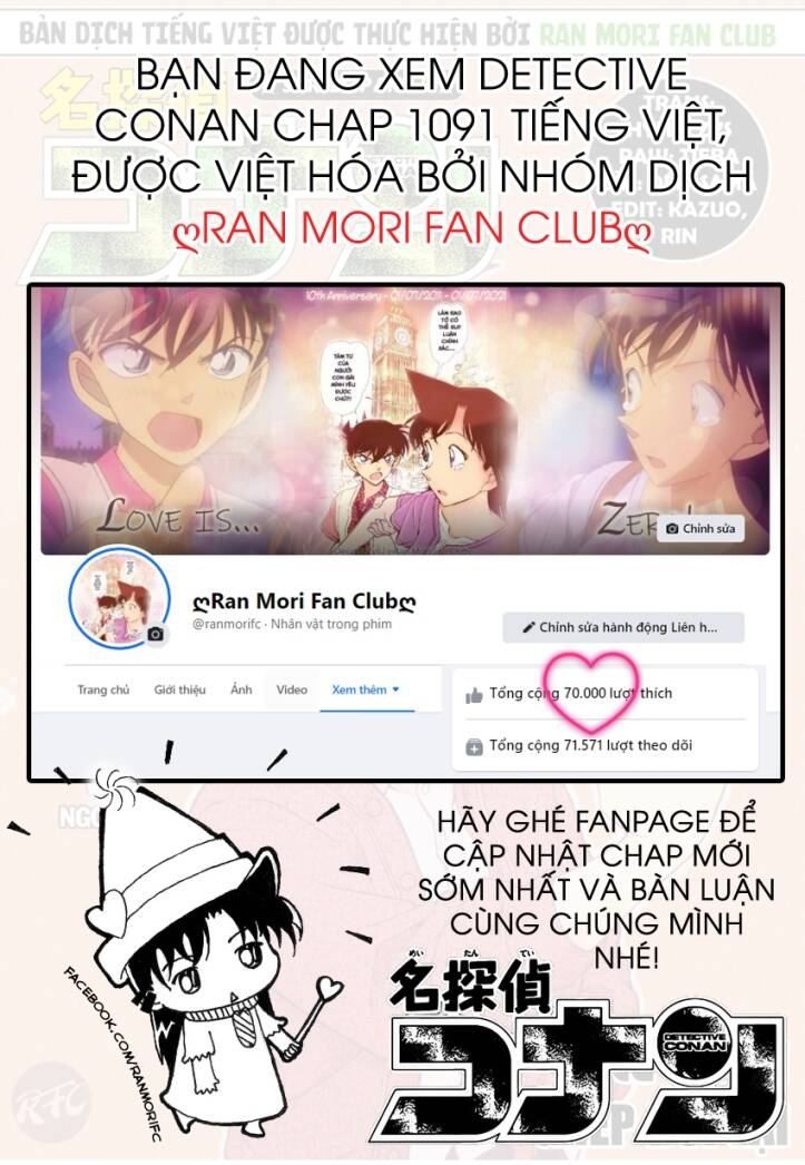 Thám Tử Conan Chap 1091 - Next Chap 1092