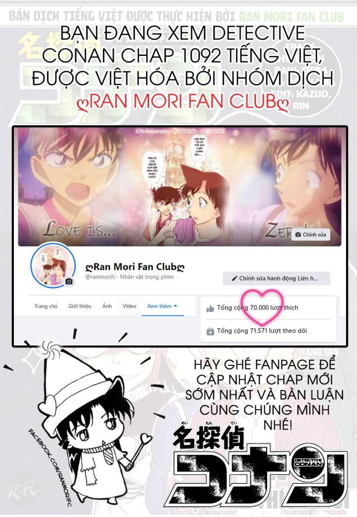 Thám Tử Conan Chap 1092 - Next Chap 1093