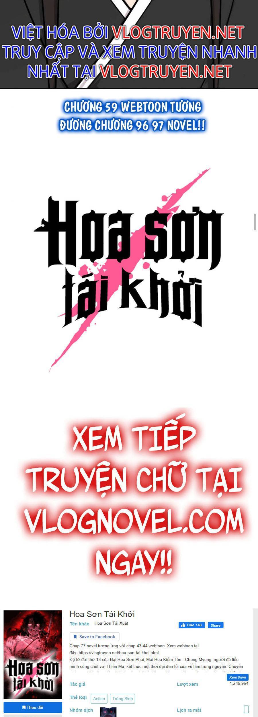Hoa Sơn Tái Khởi Chap 59 - Next Chap 60