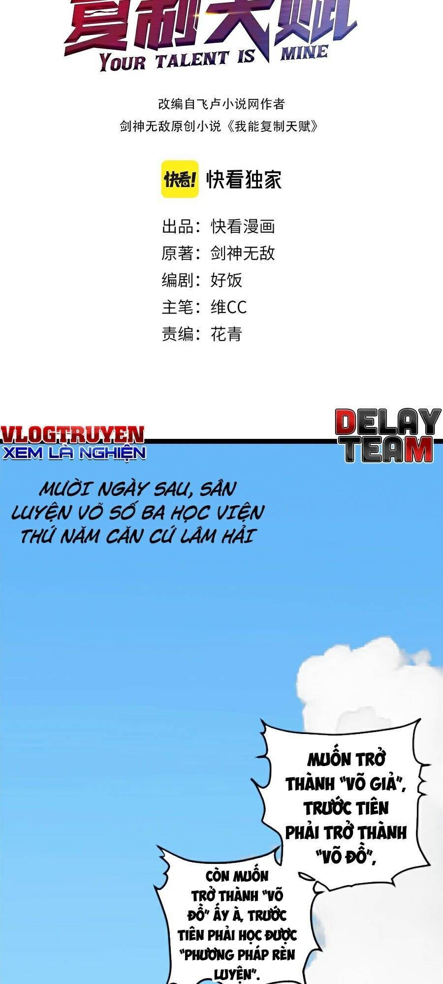 Thiên Phú Của Ngươi, Giờ Là Của Ta Chap 2 - Next Chap 3