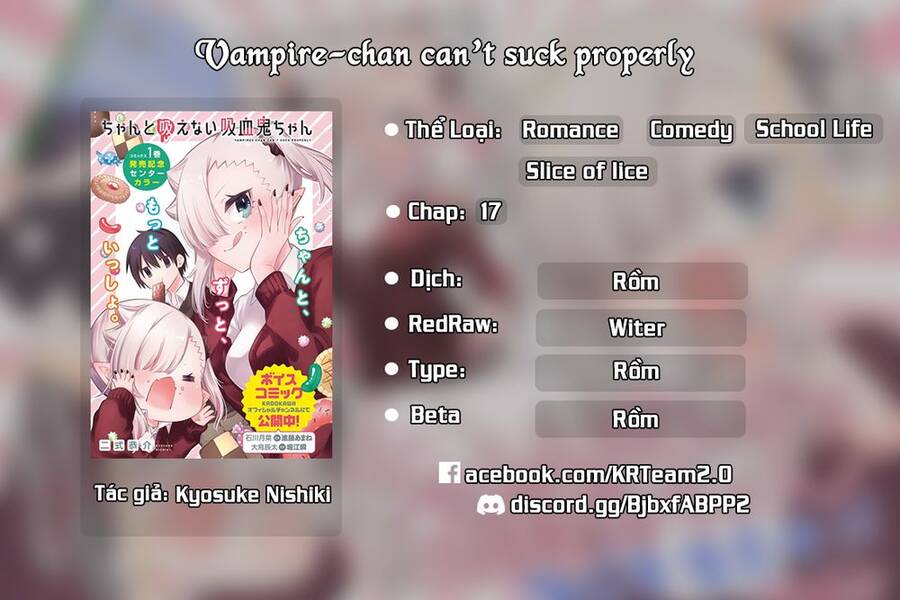 Vampire-Chan Can't Suck Properly Chap 17 - Next Chap 18