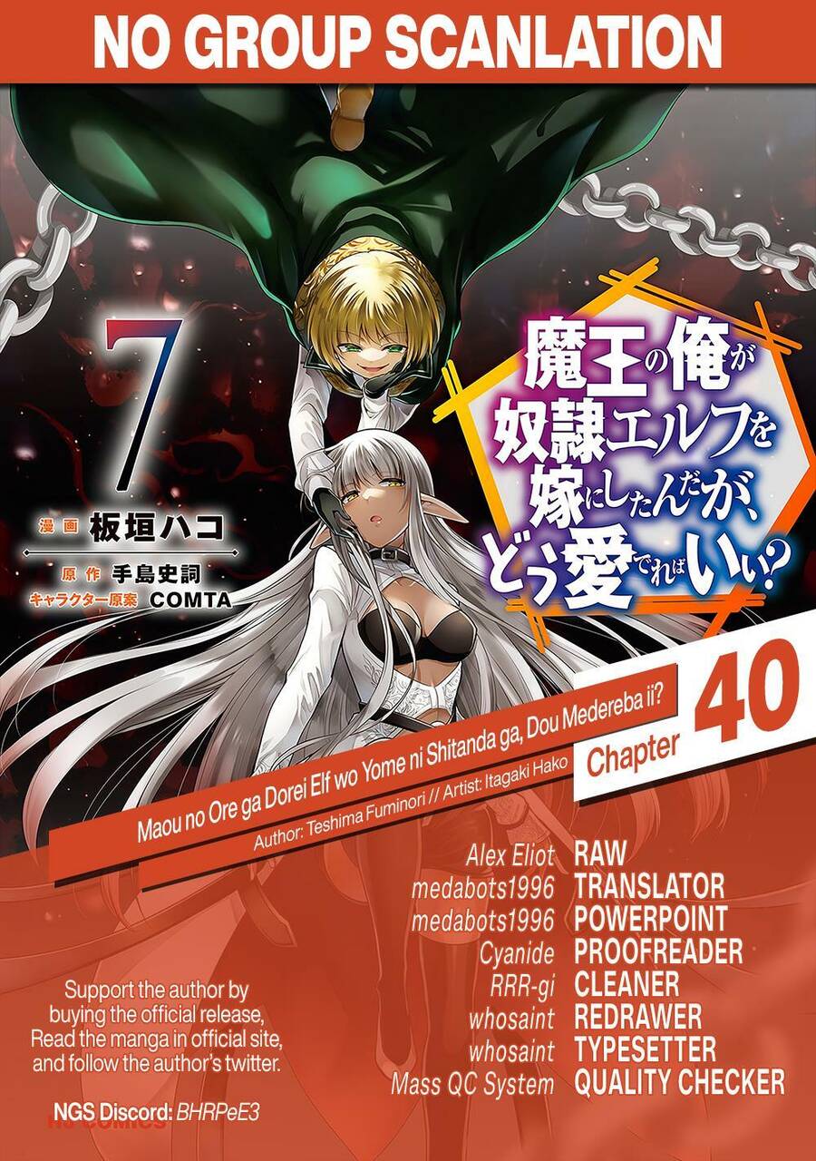 Maou No Ore Ga Dorei Elf Wo Yome Ni Shitanda Ga, Dou Medereba Ii? Chap 40 - Next Chap 41