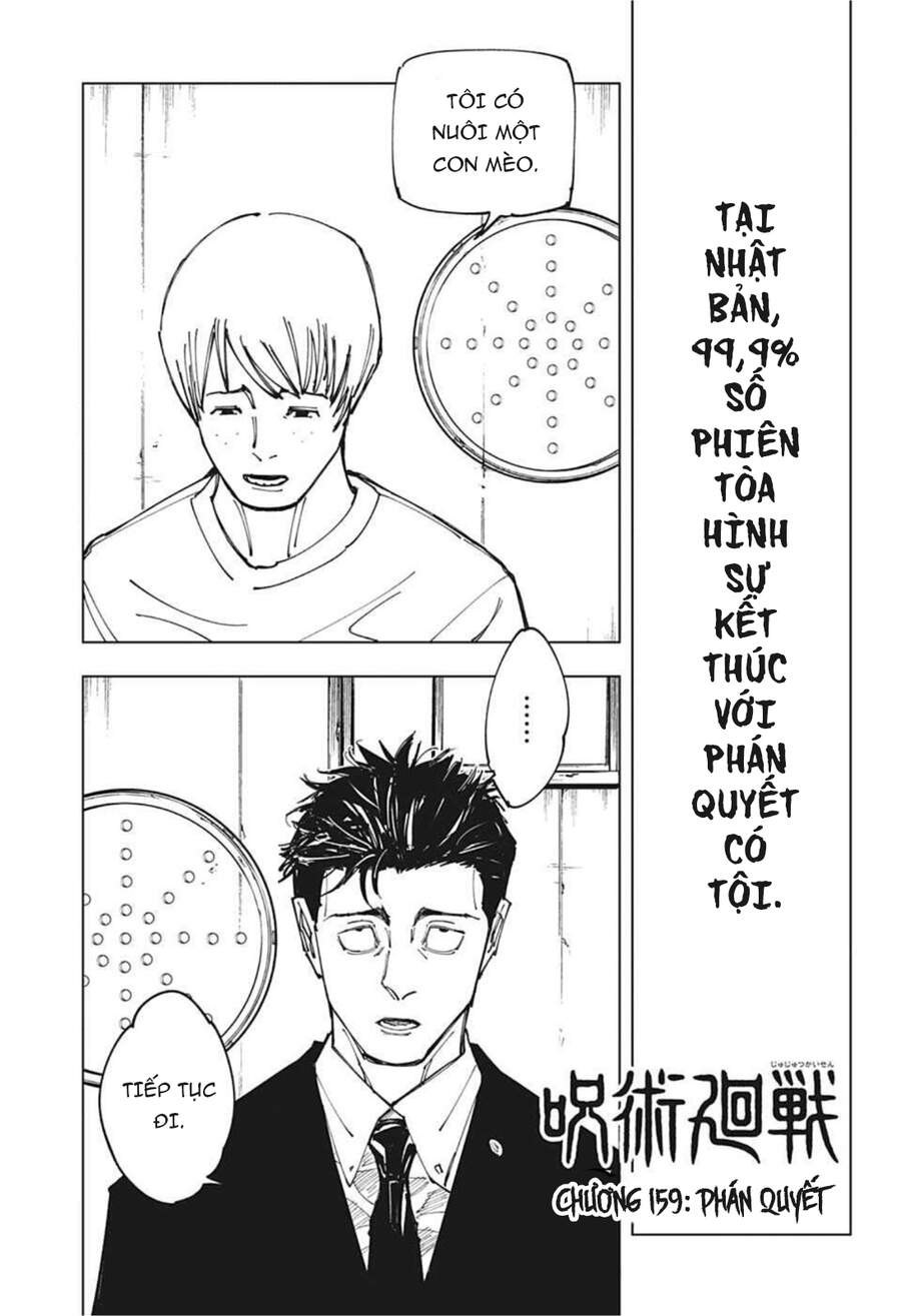 Chú Thuật Hồi Chiến Chap 159 - Next Chap 160