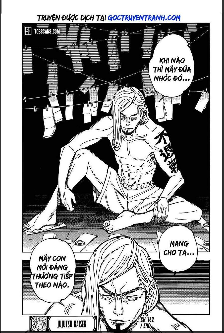 Chú Thuật Hồi Chiến Chap 162 - Next Chap 163