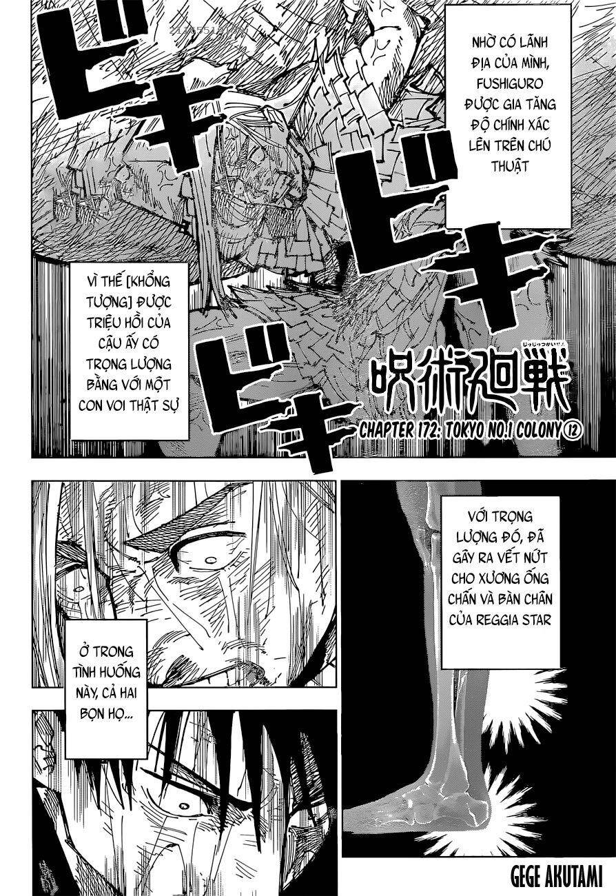 Chú Thuật Hồi Chiến Chap 172 - Next Chap 173