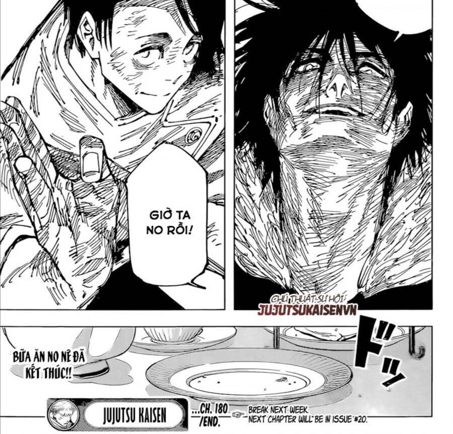 Chú Thuật Hồi Chiến Chap 180 - Next Chap 181