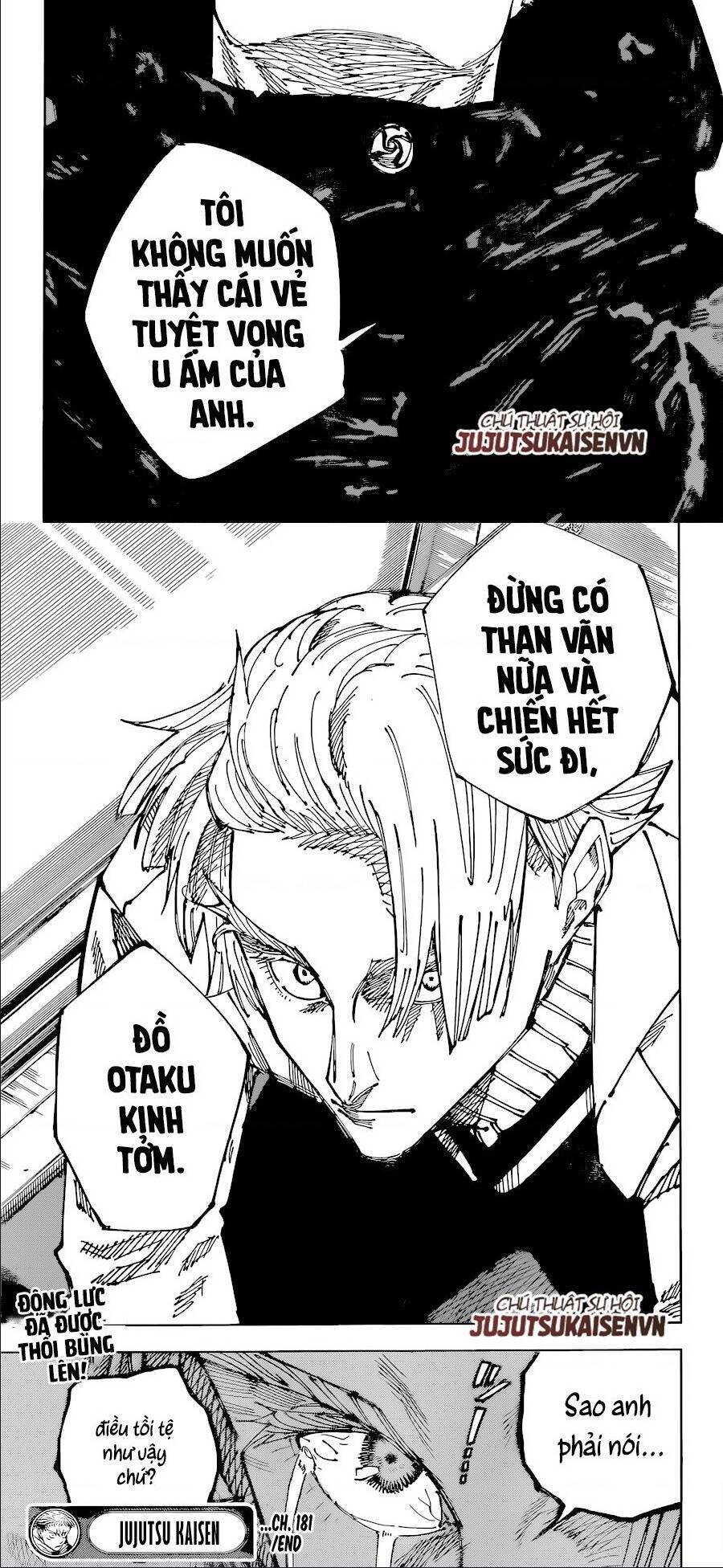 Chú Thuật Hồi Chiến Chap 181 - Next Chap 182